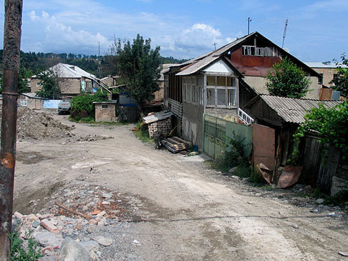 Южная Осетия, Цхинвал, Еврейский квартал. Фото "Кавказского Узла"