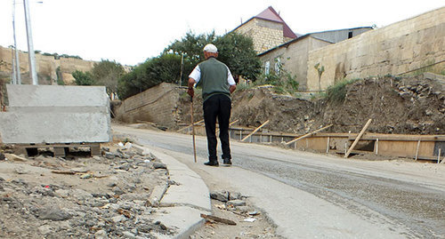 Верхняя часть улицы Орта-капы, 08.08.2015. Фото Патимат Махмудовой для "Кавказского узла"