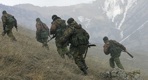 Учения военнослужащих подразделения Минобороны Южного военного округа. Фото: http://function.mil.ru/news_page/country/more.htm?id=12054263@egNews