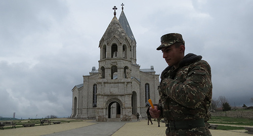 Солдат Армии обороны Нагорного Карабаха. Фото Алвард Григорян для "Кавказского узла"