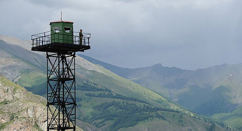 Пограничная вышка. Фото: © Sputnik. Евгений Епанчинцев, http://sputnik-abkhazia.ru/world/20160523/1018378918.html