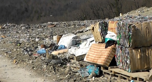 Свалка в Лермонтово. Фото Анны Грицевич для "Кавказского узла"