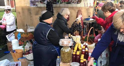 Тбилисоба (День города Тбилиси)  в московском саду "Эрмитаж" 7 октября  2017 года. Фото Карине Гямджян  для "Кавказского узла"