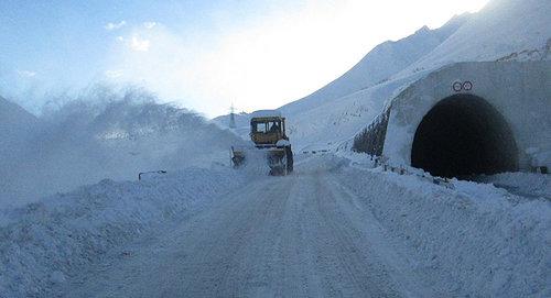 Уборочная техника на Военно-Грузинской дороге . Фото FB / Roads Department of Georgia