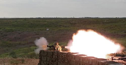 Военные учения на полигоне Аданак. Дагестан. Фото: Пресс-служба Министерства обороны РФ http://syria.mil.ru