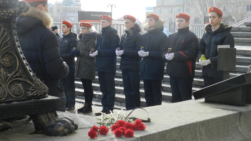 Митинг у железнодорожного вокзала в Волгограде, 29 декабря 2018 года. Фото Татьяны Филимоновой для "Кавказского узла". 