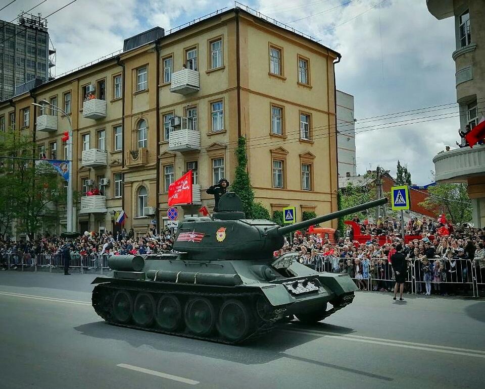 Ретро-техника на параде в Ростова-на-Дону 9 мая 2019 года. Фото Константина Волгина для "Кавказского узла"