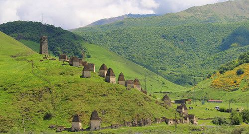 Даргавский некрополь. Фото Анны Евстафьевой для "Кавказского узла"