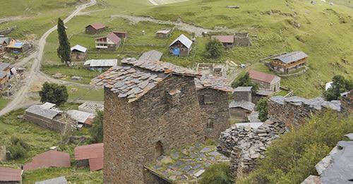 Высокогорный район Тушети. Фото: CC BY-SA 2.0 / Flikr / Andrzej Wójtowicz / Tusheti - Omalo