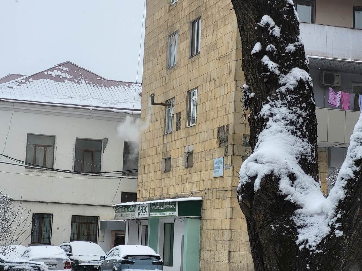 Жилые дома в Степанакерте. Нагорный Карабах, февраль 2023 г. Фото Алвард Григорян для "Кавказского узла"