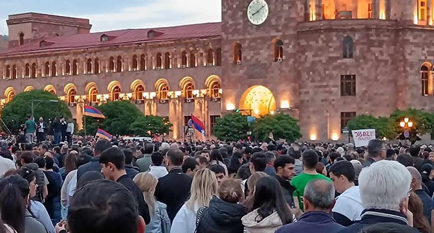 Акция протеста в Ереване. 10 мая 2024 г. Фото Армине Мартиросян для "Кавказского узла"