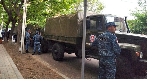 Армянские силовики. Фото Армине Мартиросян для "Кавказского узла"